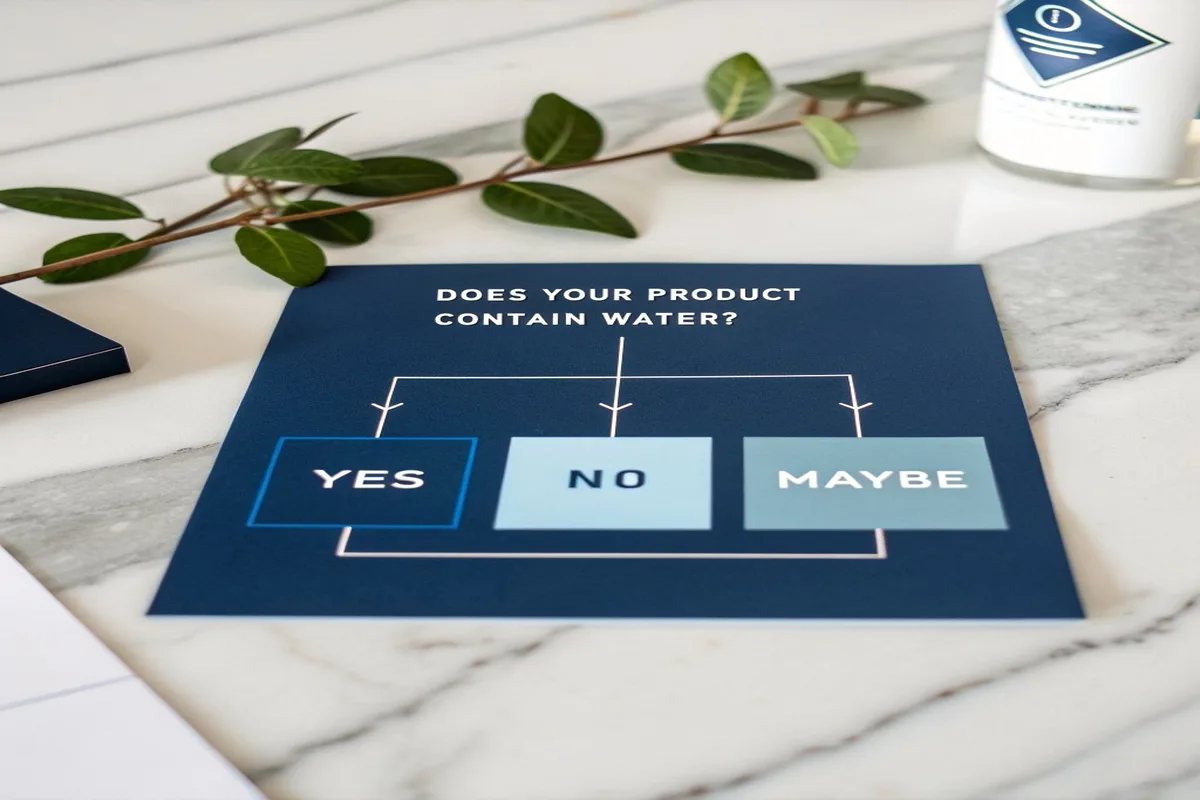 Decision flowchart — does your cosmetic product need a challenge test for EU compliance